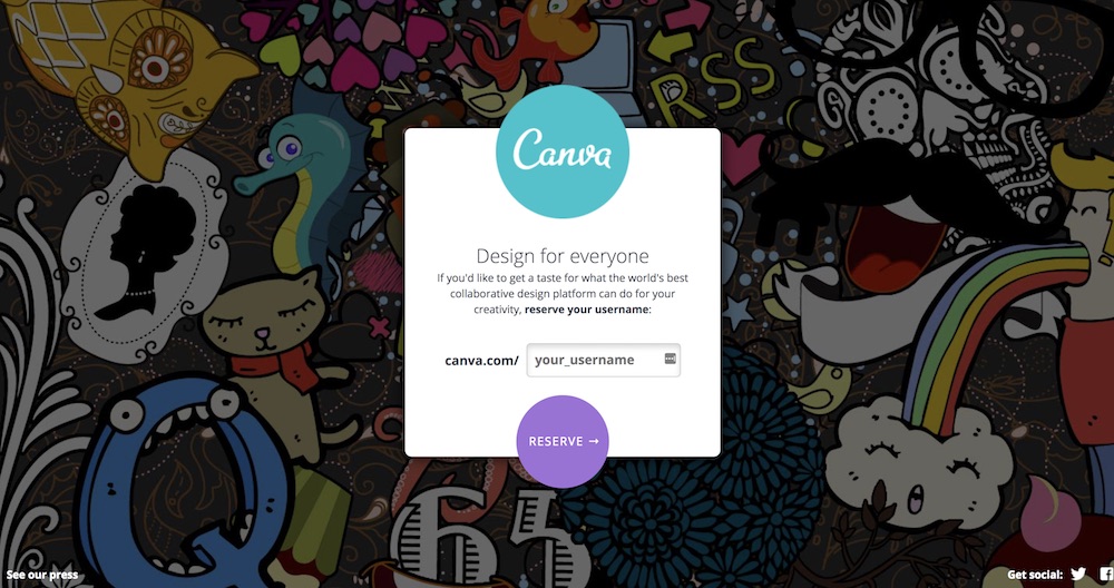homepage canva 2013