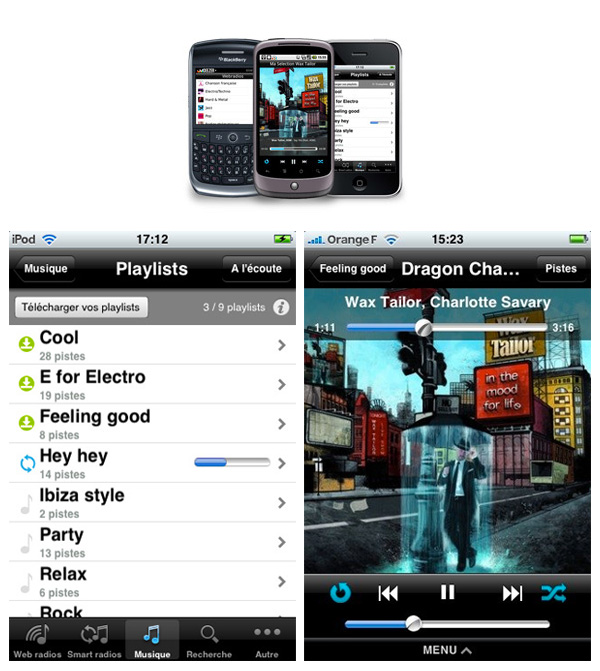 smartphone deezer 2010