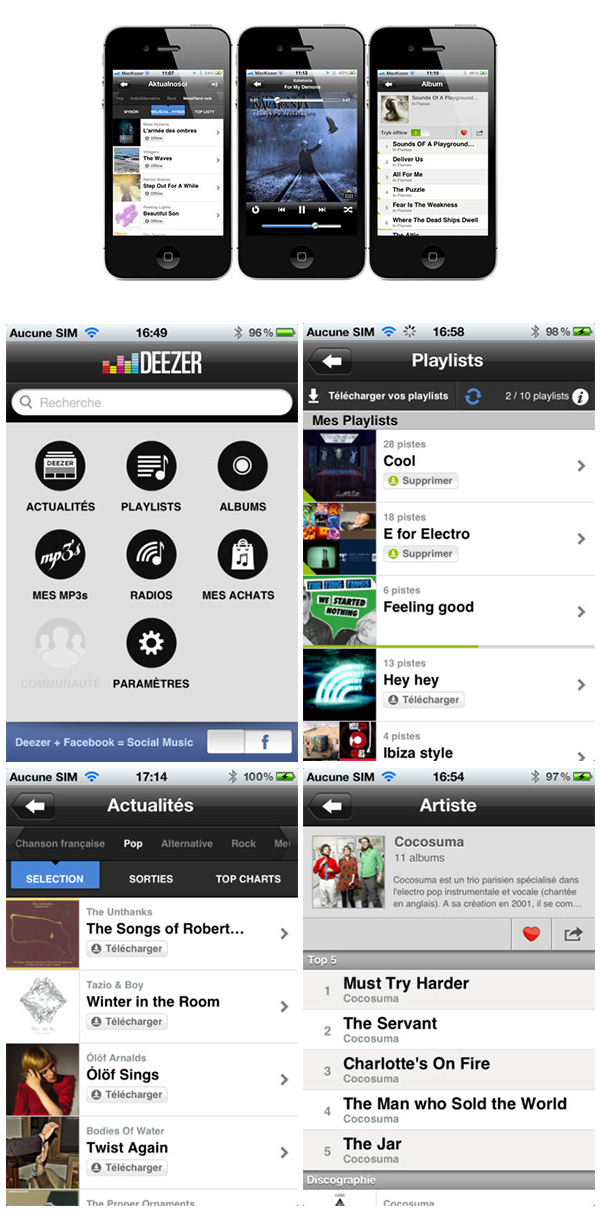 iphone deezer 2012