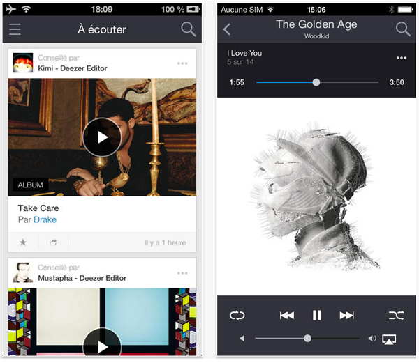 iPhone deezer 2013