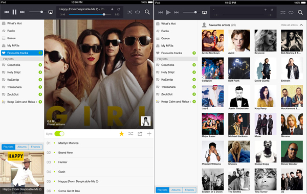 iPad deezer 2014