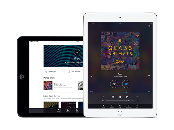 iPad deezer 2015