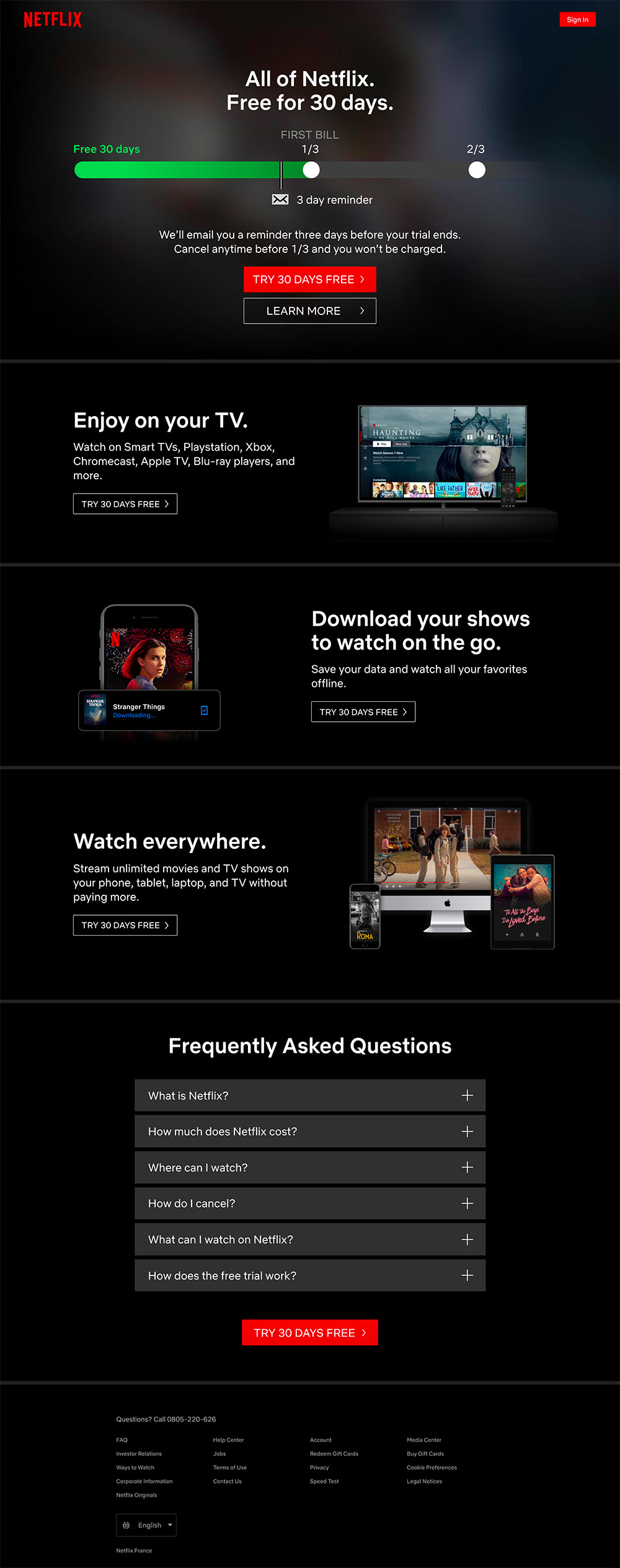 homepage netflix 2019