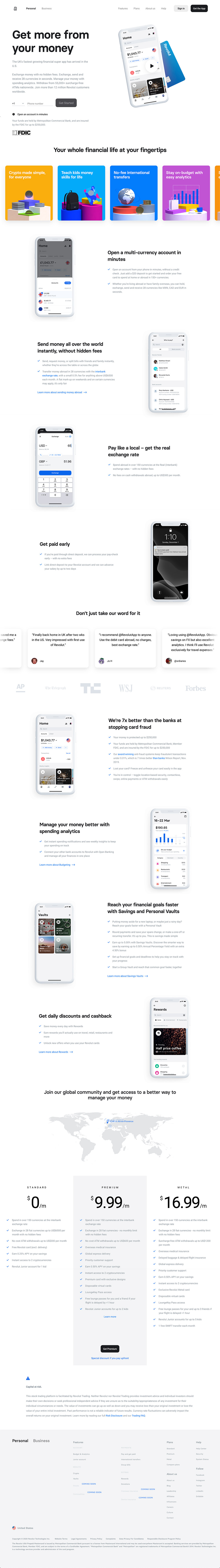 homepage revolut 2020