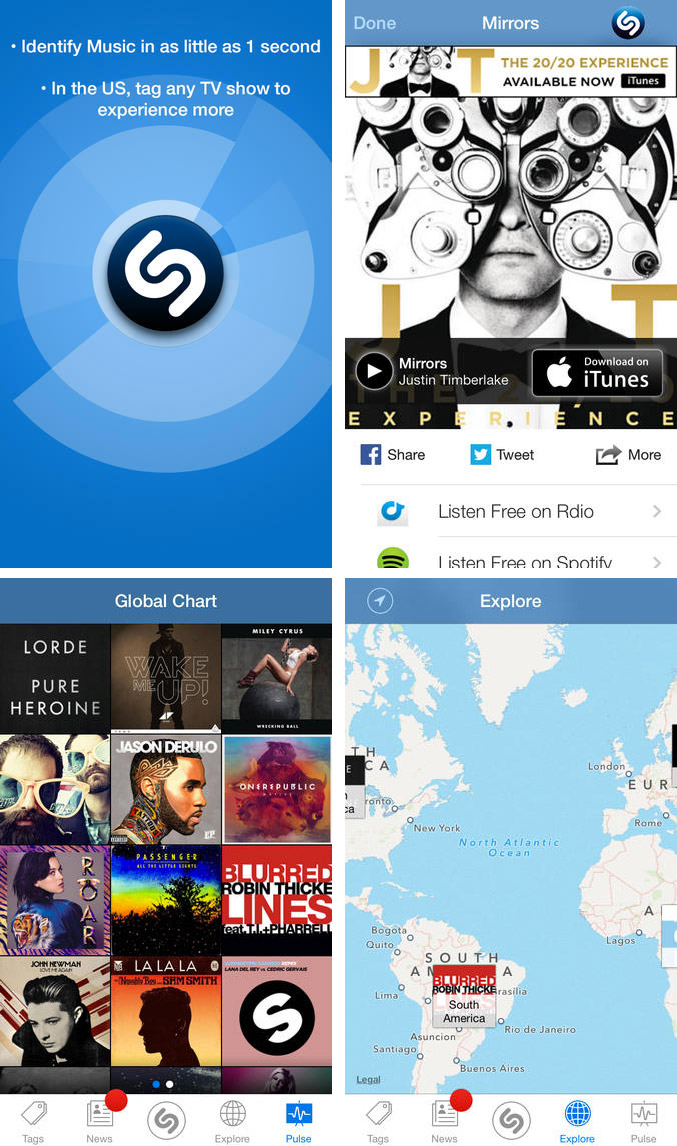 ios shazam 2013