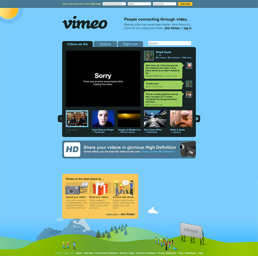 vimeo 2008
