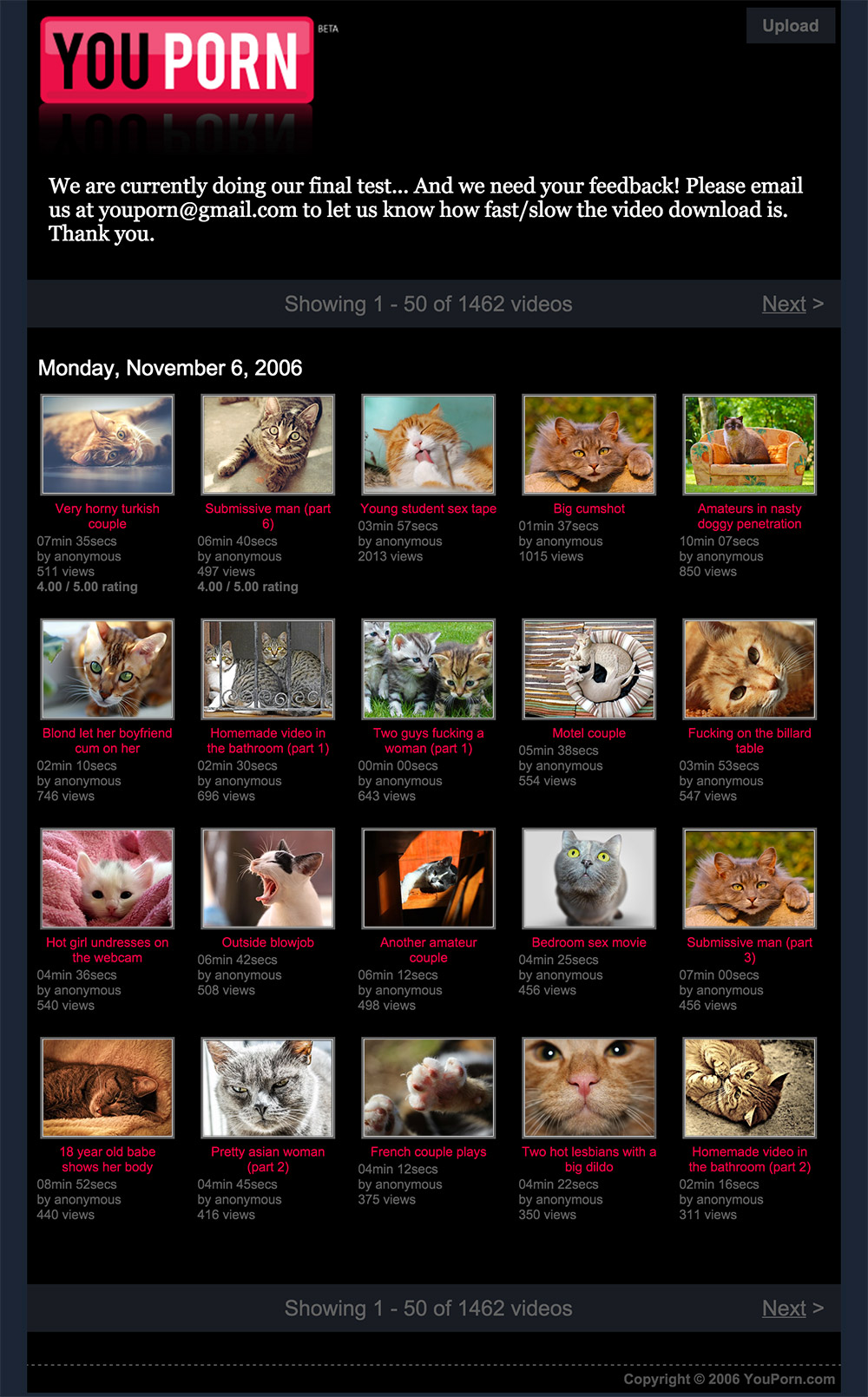 homepage youporn 2006