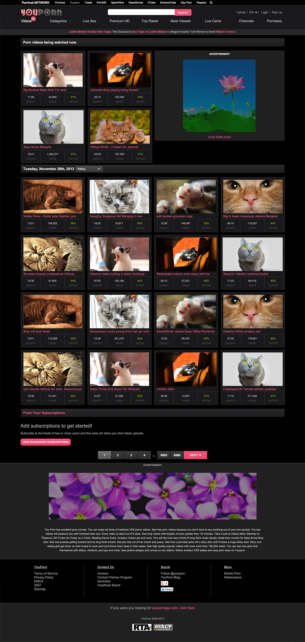 homepage youporn 2013