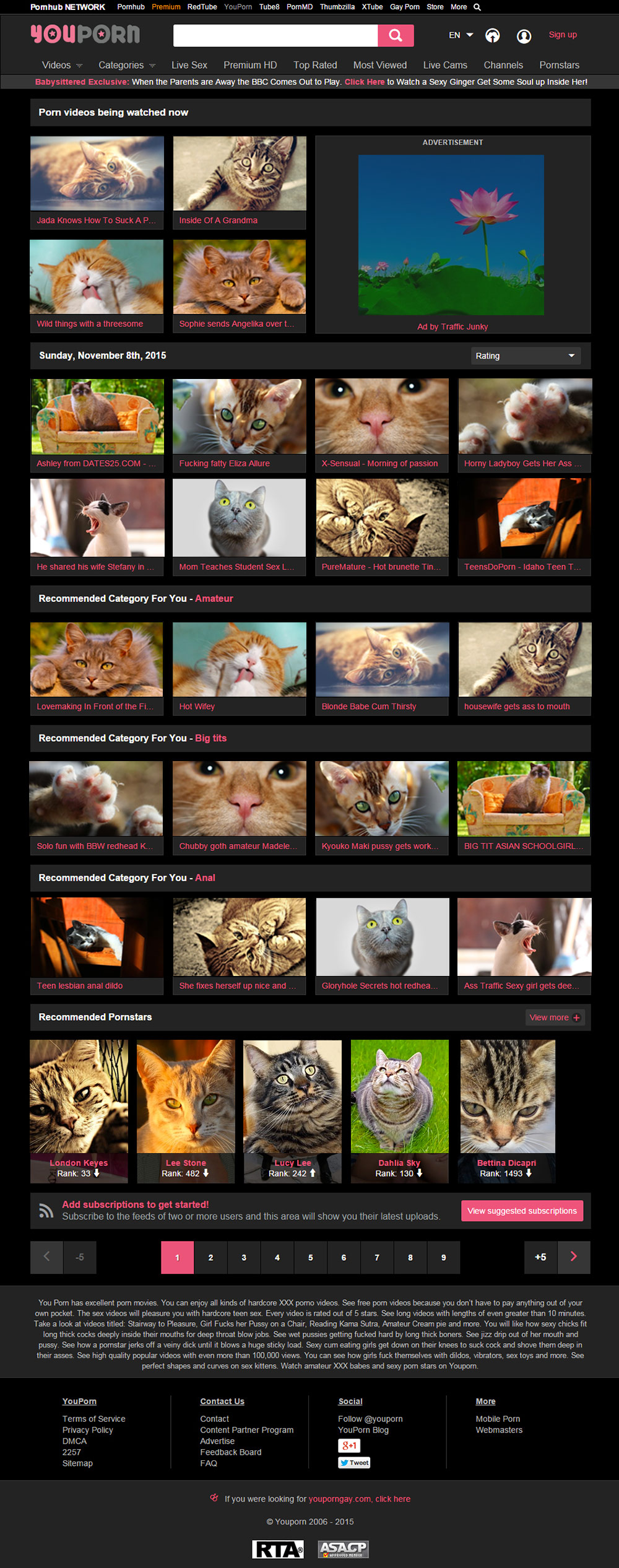 homepage youporn 2015